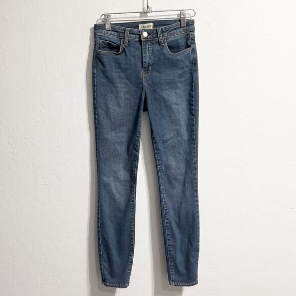 L'Agence Jeans Sz 25 Denim Skinny Margot New Vintage Dark Wash Stretch - Picture 1 of 6